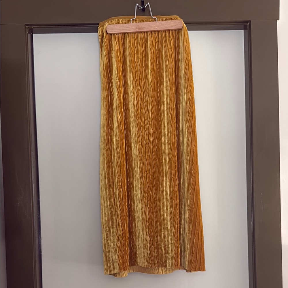Maeve Gold Maxi Skirt